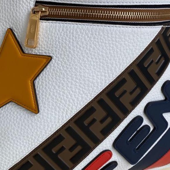 Fendi Roma 2019 White Leather Backpack main image 4